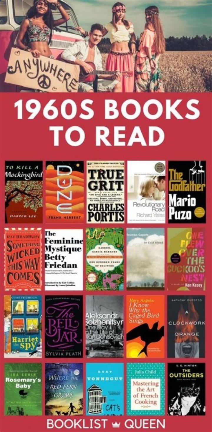What are 3 other best selling novels of the 1960s?