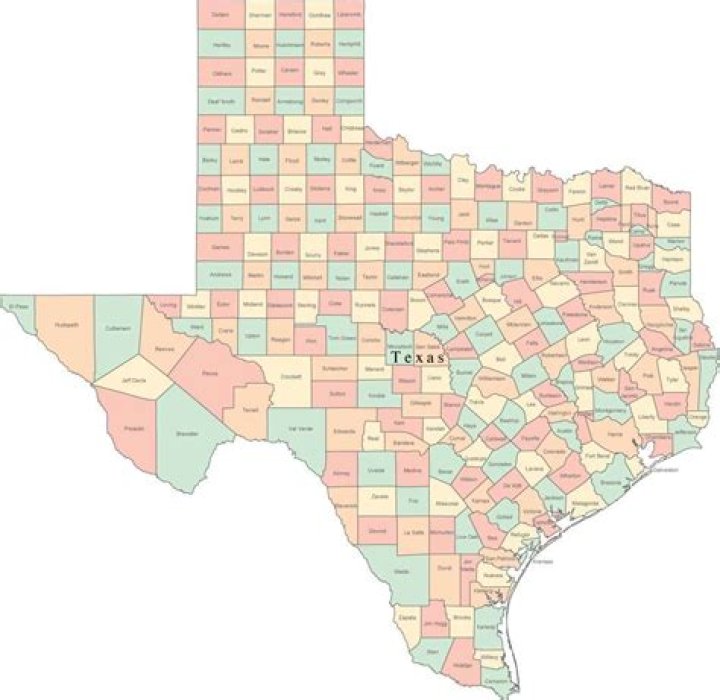 What are all the counties in Texas?
