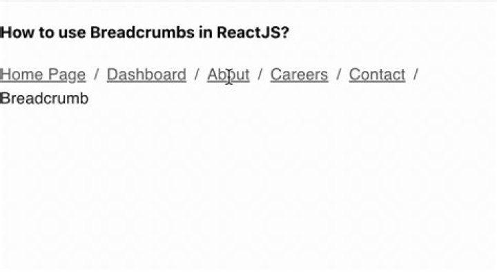 What are breadcrumbs used for in computers?