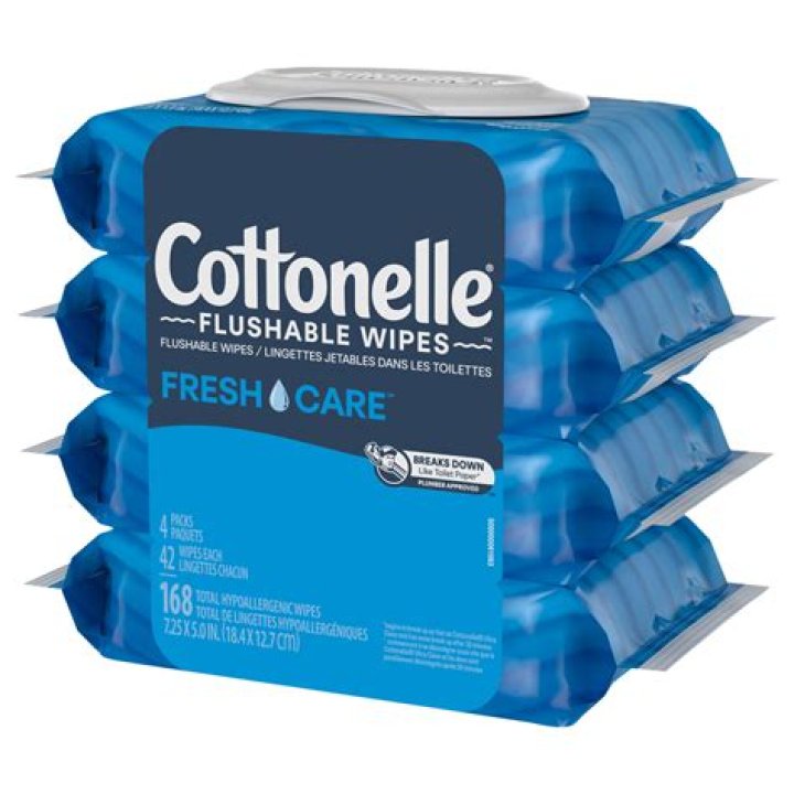 What are Cottonelle wipes made of?