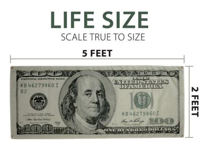 What are dimensions of a 100 dollar bill?