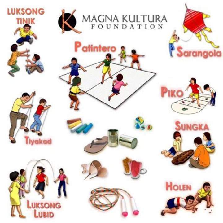What are examples of Filipino games?