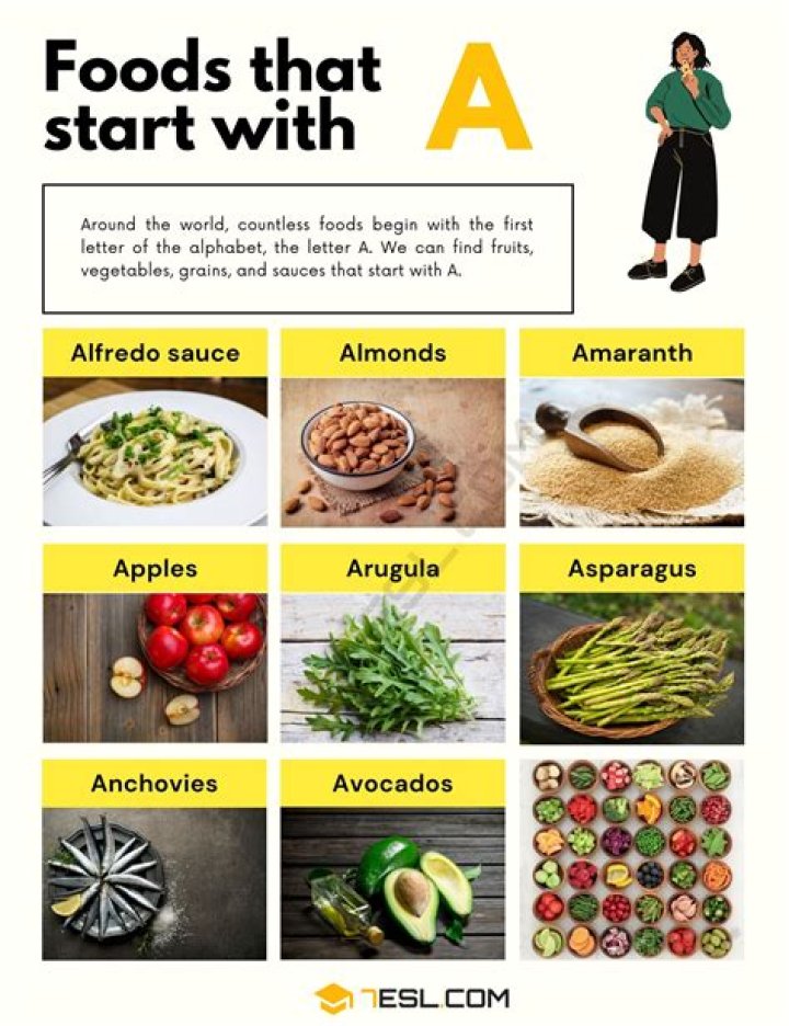 What are foods that start with ad?