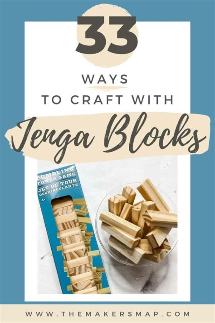 What are Jenga blocks made out of?