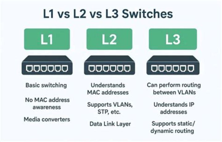 What are L1 L2 L3 switches?