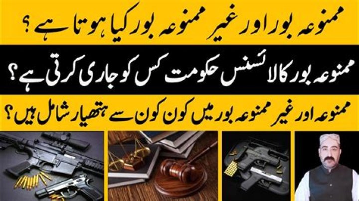 What are non prohibited bores in Pakistan?