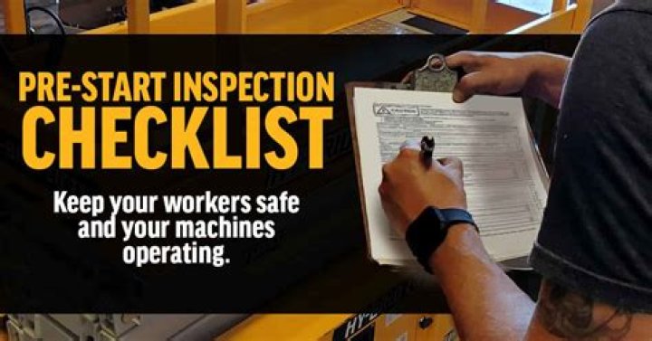 What are pre start systems and equipment checks?