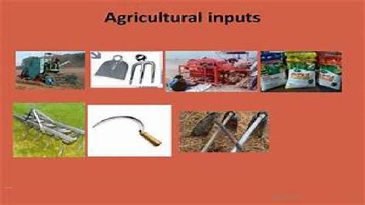 What are some important inputs in agriculture?