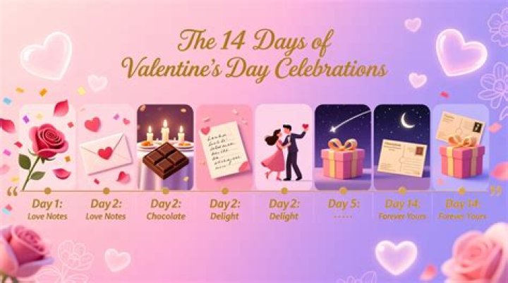 What are the 14 days of Valentine?