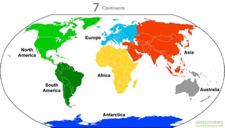 What are the 7 continents of Asia?