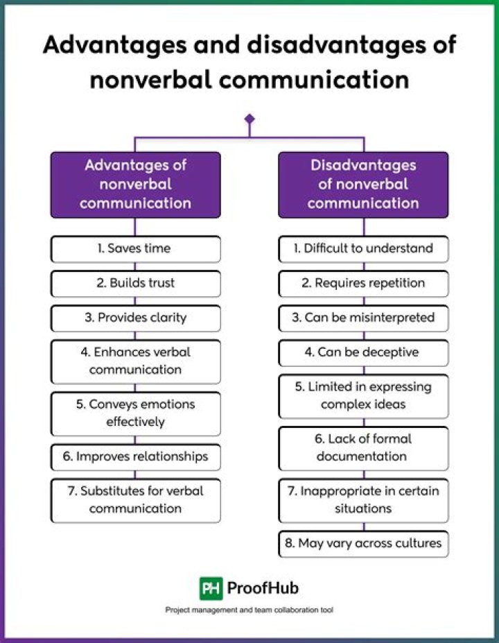 What are the advantages and disadvantages of verbal and non verbal communication?