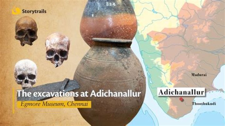 What are the artefacts that were found in Adichanallur?