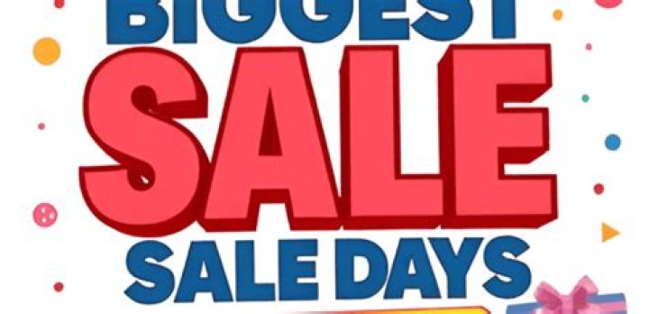 What are the biggest sale days of the year?