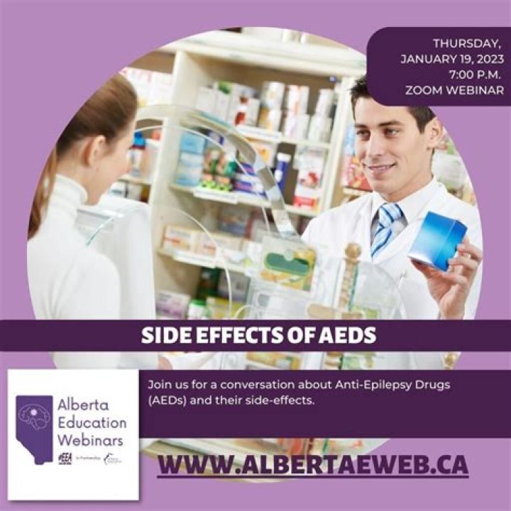 What are the common side effects of AEDs?