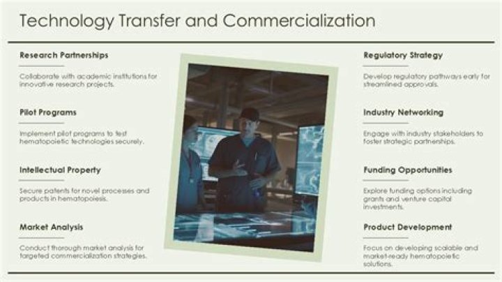 What are the criteria for selecting technologies for transfer and commercialization?