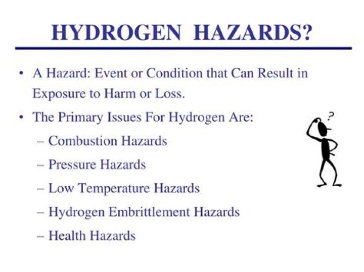 What are the hazards of hydrogen?