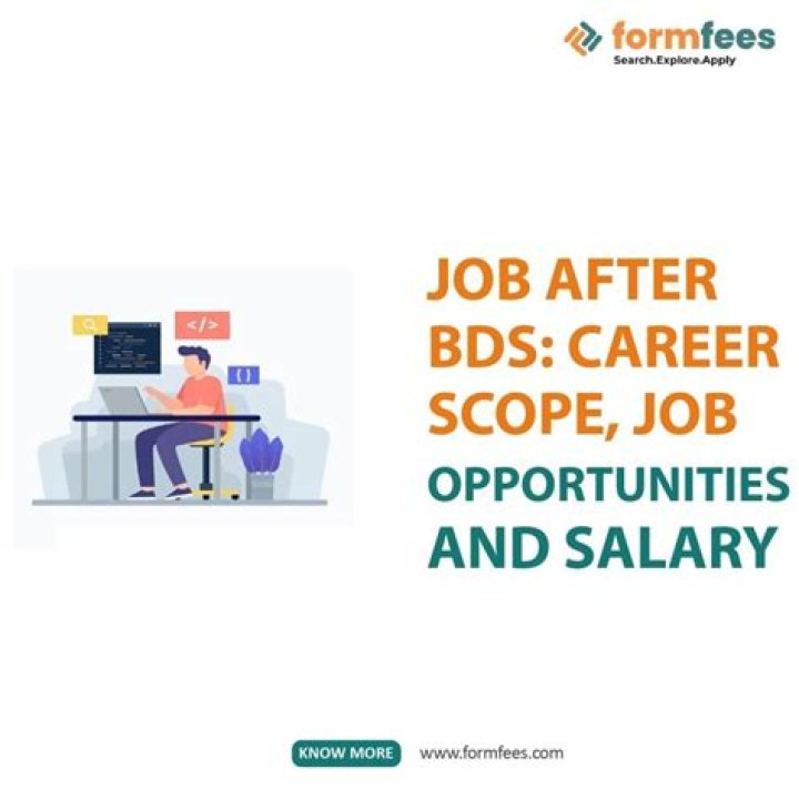 What are the job opportunities after BDS?