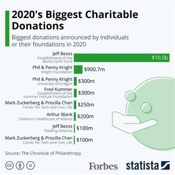 What are the largest charitable foundations?
