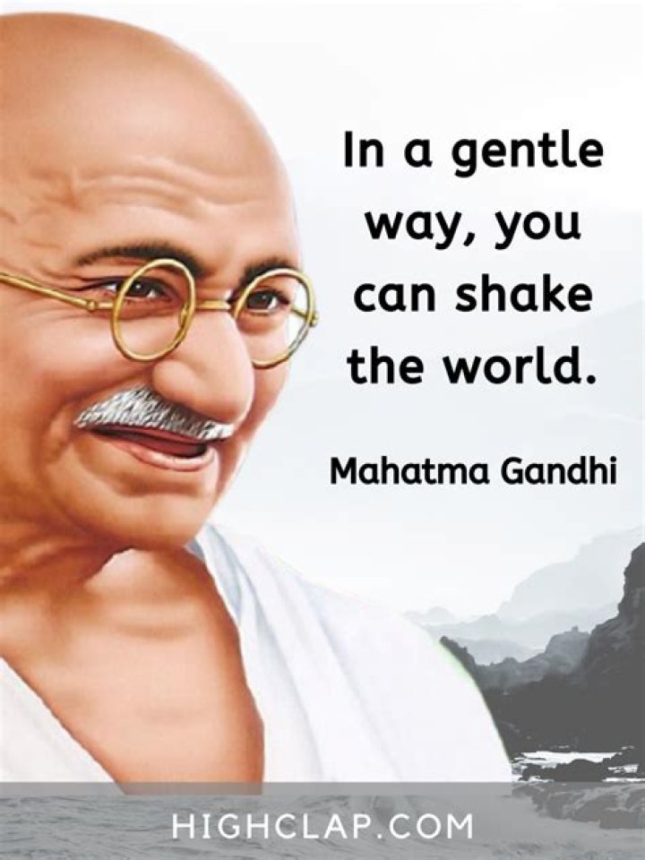 What are the last words of Gandhiji?