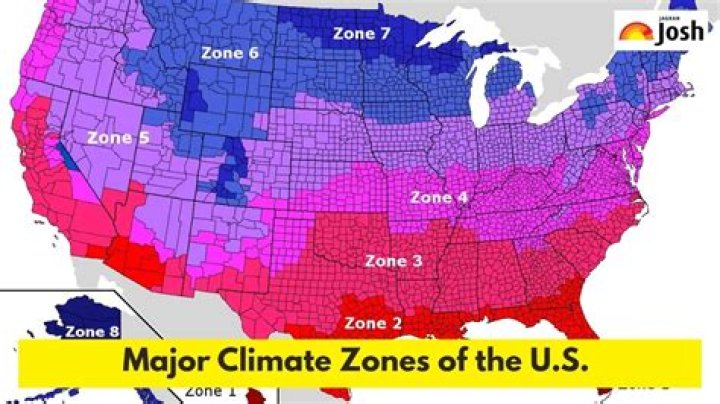 What are the main climate regions of the United States quizlet?