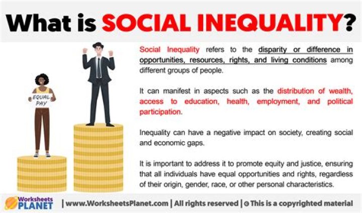 What are the main features of social inequality and how are these created?