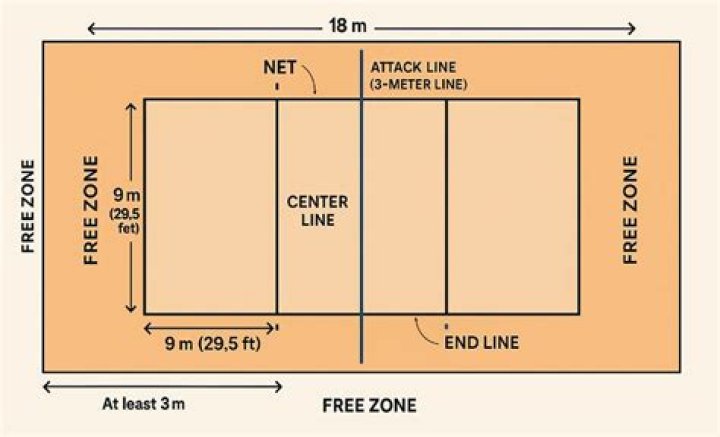 What are the net rules in volleyball?