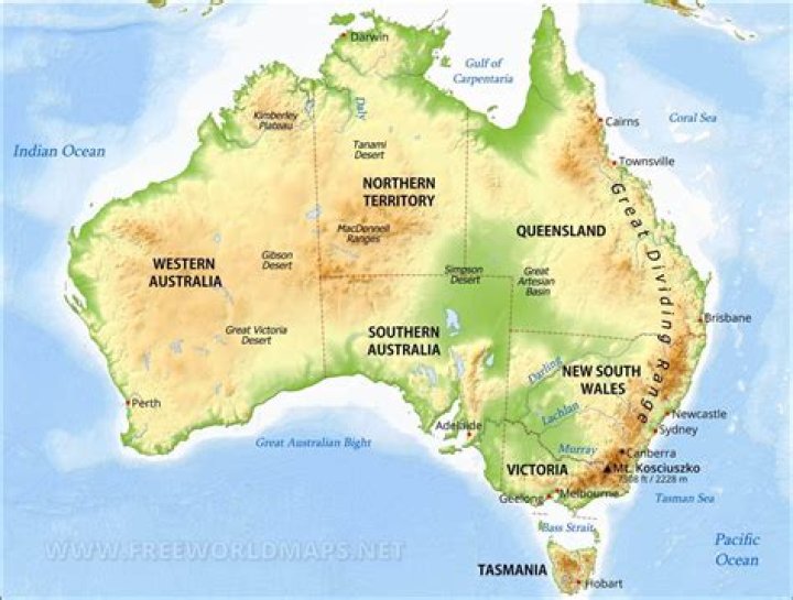 What are the physical features of Sydney Australia?