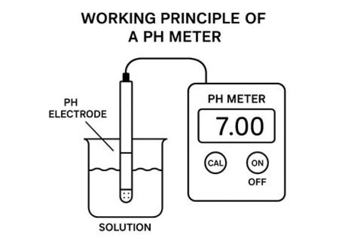 What are the possible errors when measuring pH using a pH meter?