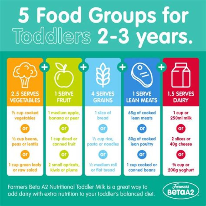 What are the recommended dietary requirements for babies and toddlers?