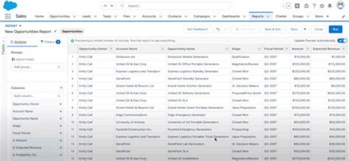 What are the reports in Office Space?