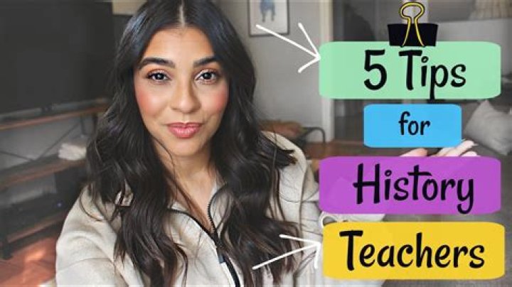 What are the requirements to be a history teacher?