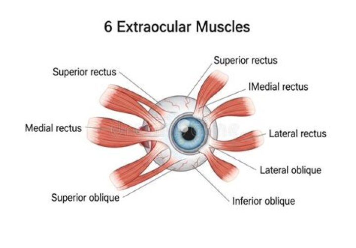 What are the six muscles of the eye?