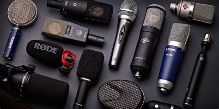 What are the two most common types of microphones?