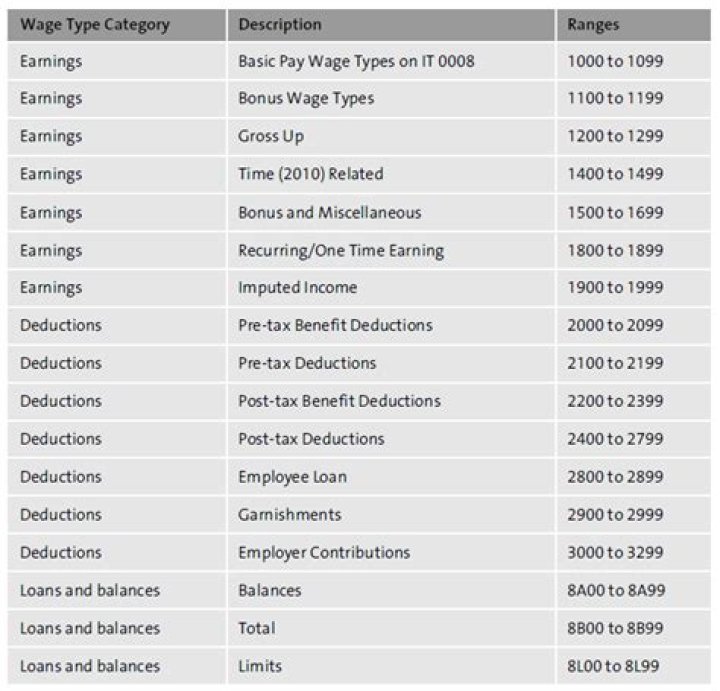 What are wage types in SAP HR?