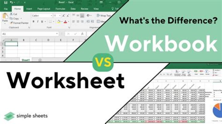 What are worksheets and workbooks?