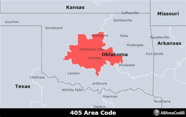What area code is 405?