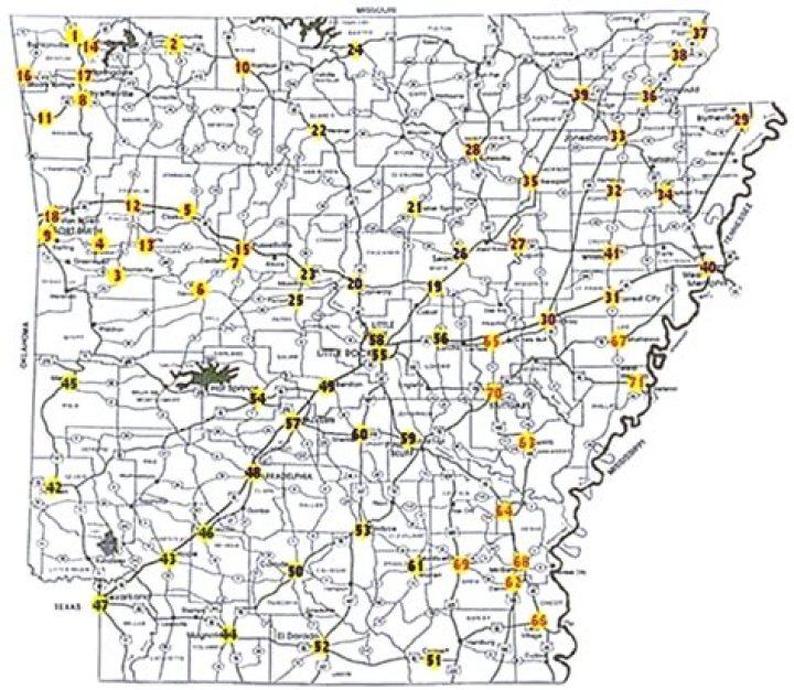 What army bases are in Arkansas?