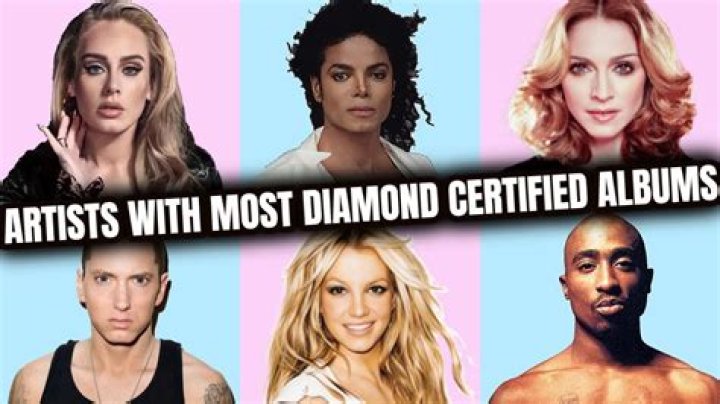 What artist has the most Diamond Records?