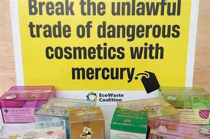 What beauty products contain mercury?