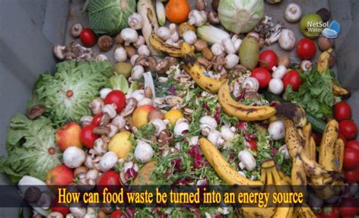 What can food waste be turned into?