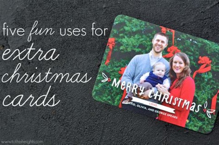 What can I do with extra Christmas cards?