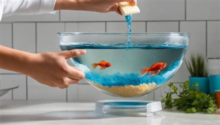 What can I use to clean a fish bowl?