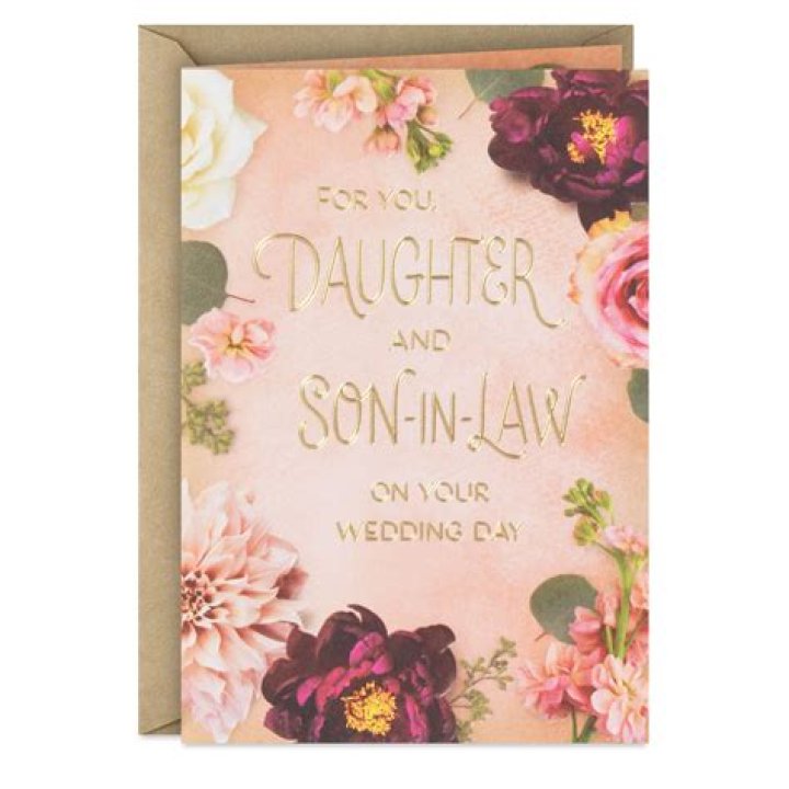 What can I write in my daughter's son in law wedding card?