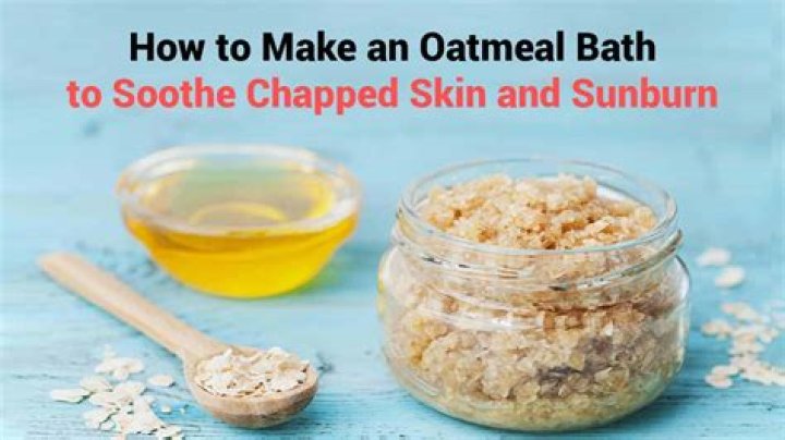What can you add to a bath to soothe skin?