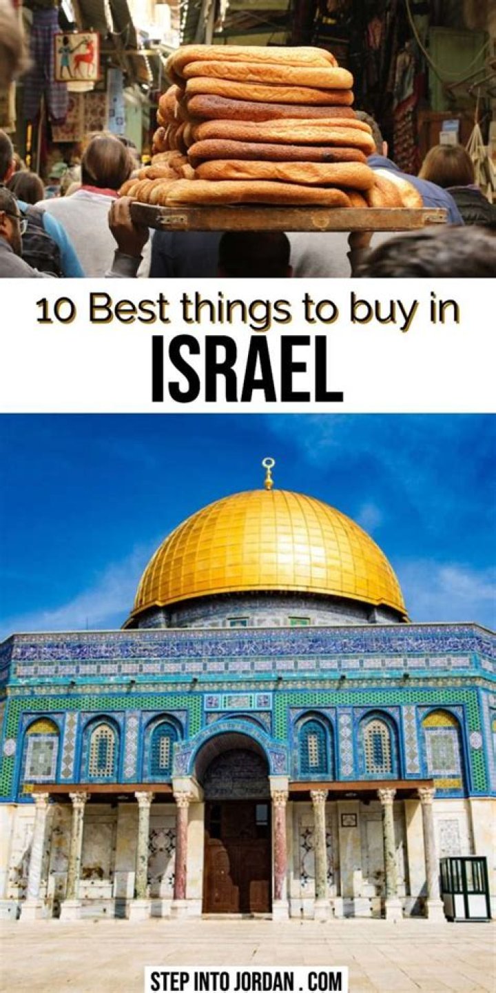What can you buy in Israel and Jordan?