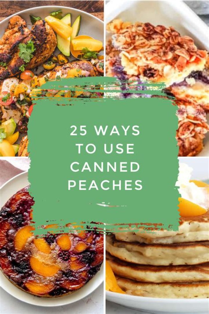 What can you do with canned peach liquid?