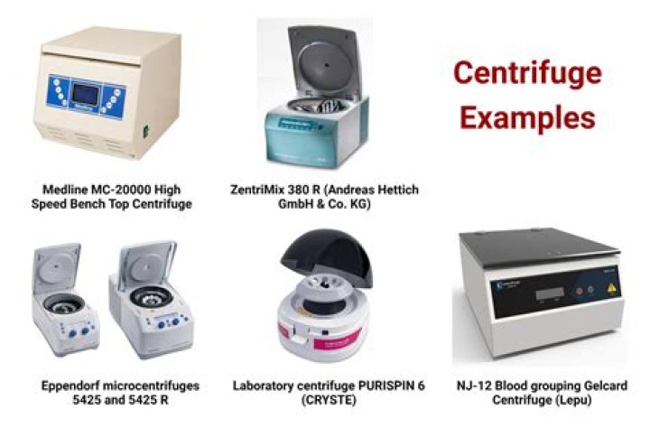 What can you separate with a centrifuge?