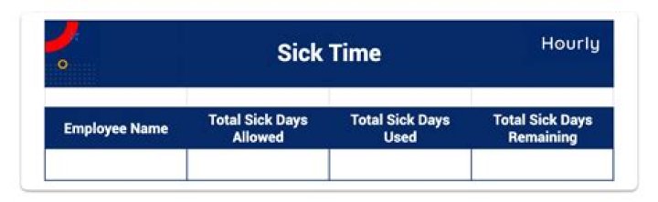 What can you use sick time for?