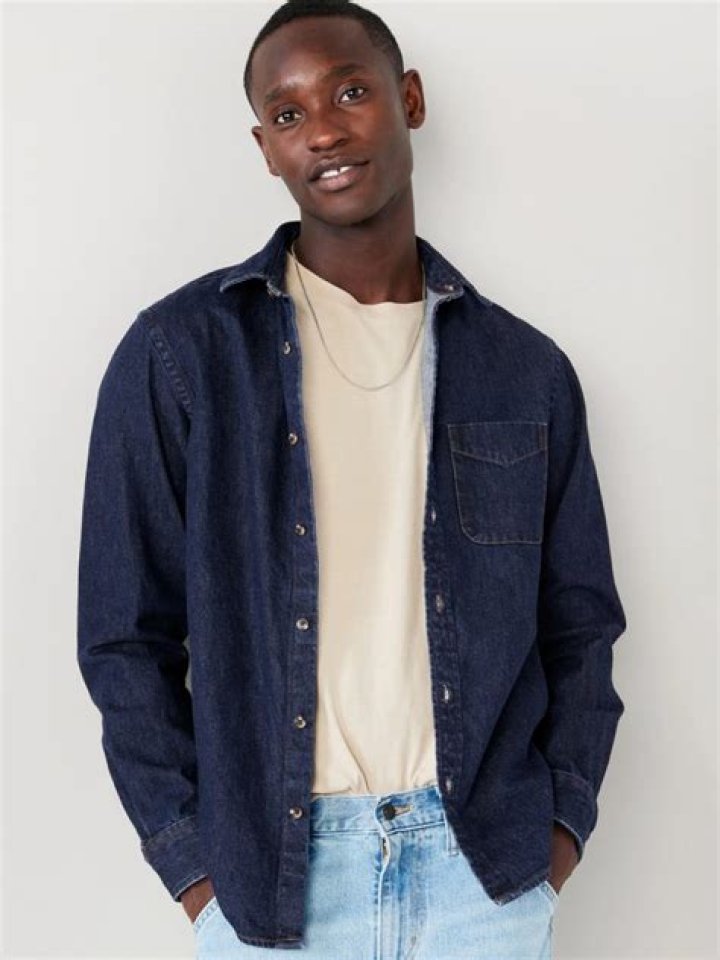 What can you wear a denim shirt with?