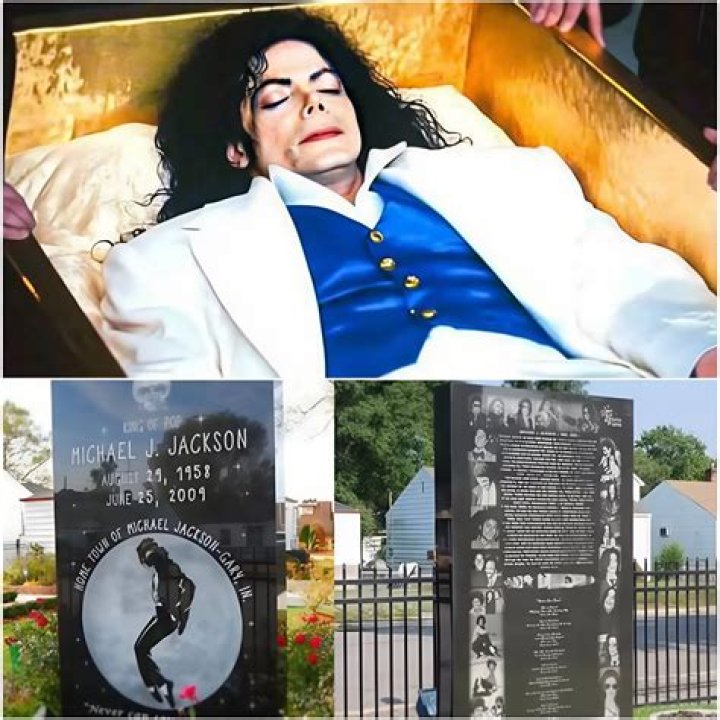 What casket was Michael Jackson buried in?